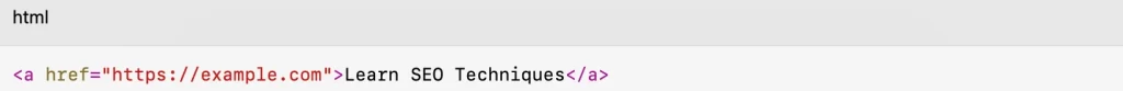 standard link example without nofollow attribute