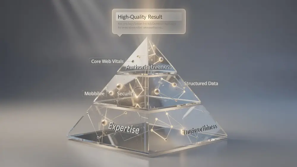 Core Web Vitals mobile rendering and structured data for technical SEO