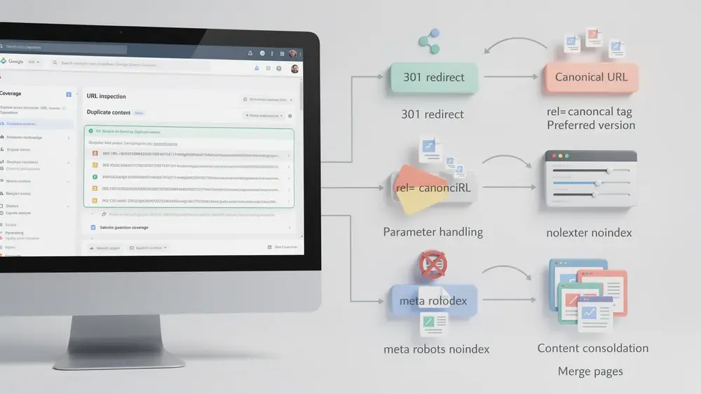 Diagnostic Process and Technical Solutions for Duplicate Content