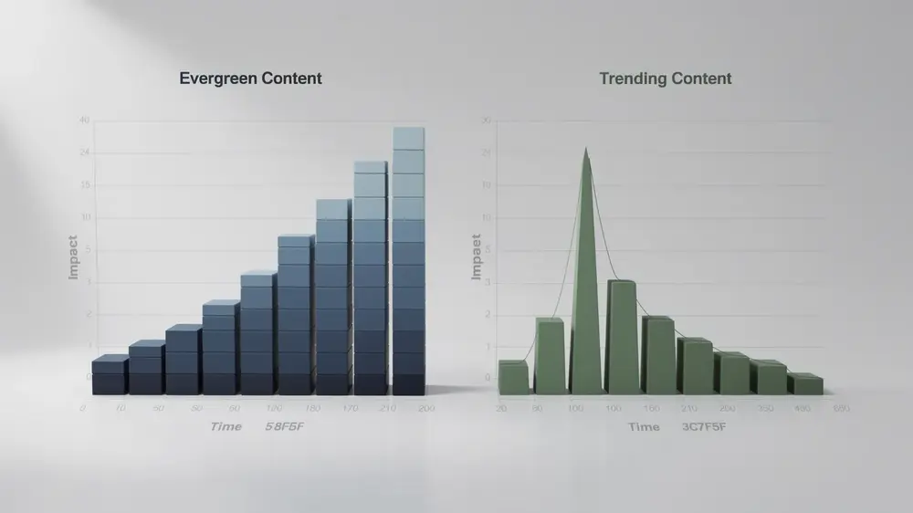How Evergreen and Trending Content Impact SEO Performance