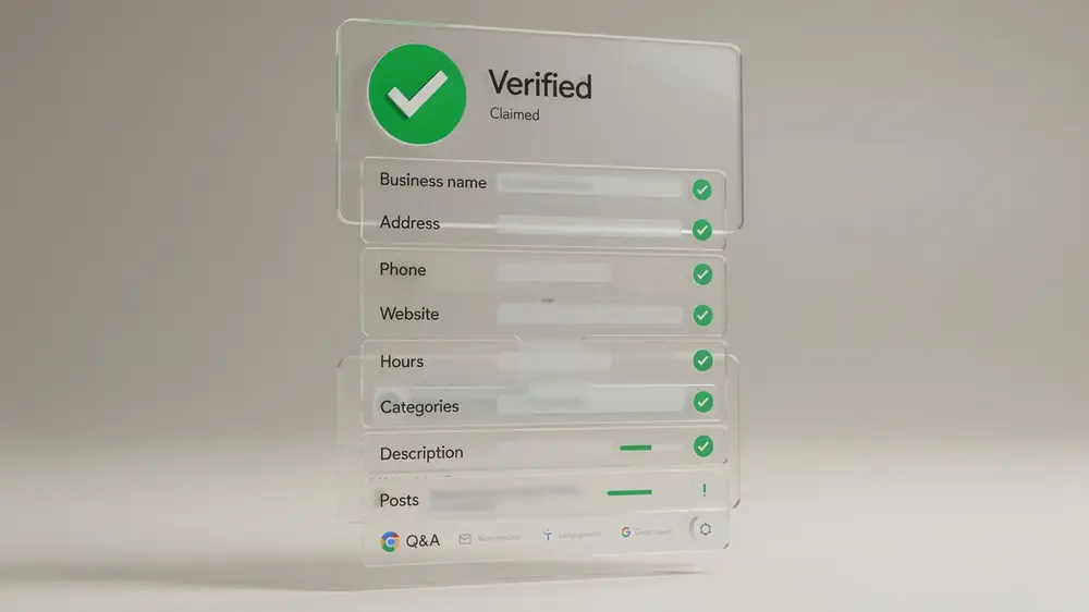 Google Business Profile optimisation checklist for local businesses