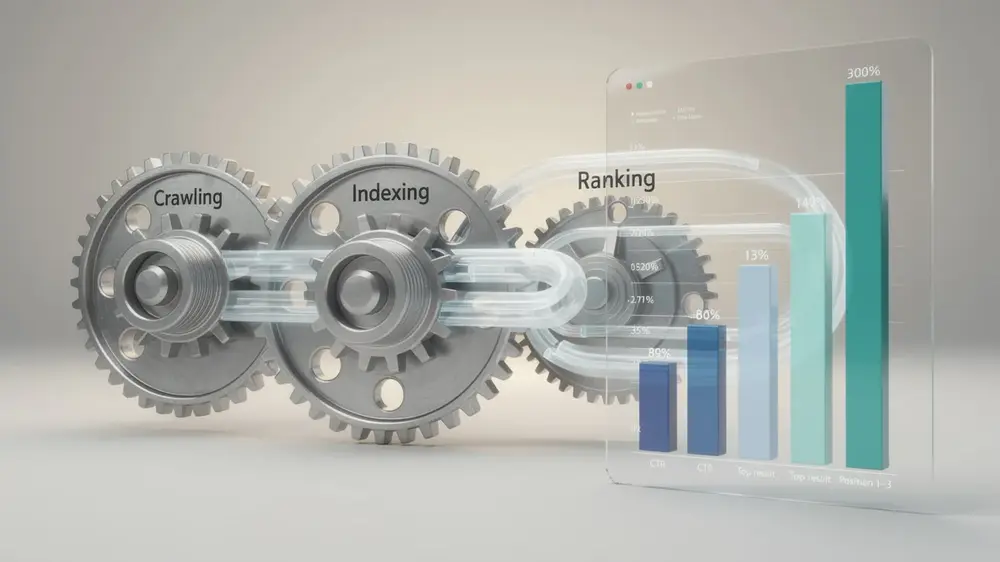 How search engines crawl index and rank pages