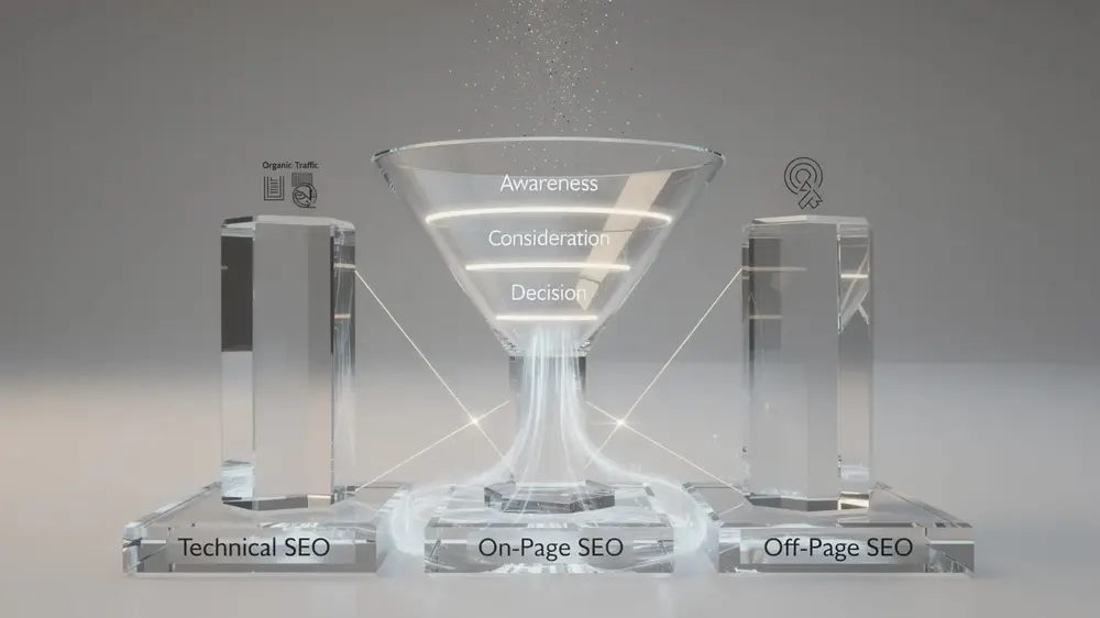 Different search intent types for SEO content planning