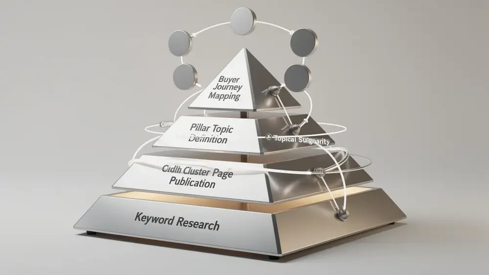 Topic cluster planning roadmap for SEO content strategy