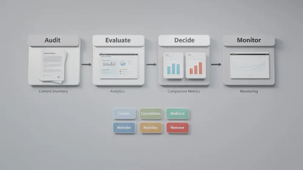 The Complete Content Pruning Process: From Audit to Execution