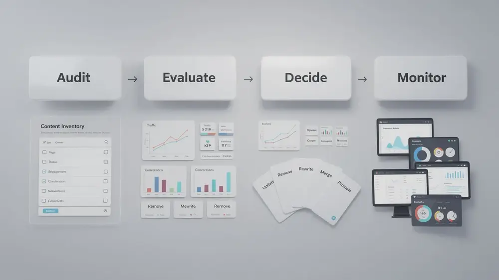 The Complete Content Pruning Process: From Audit to Execution