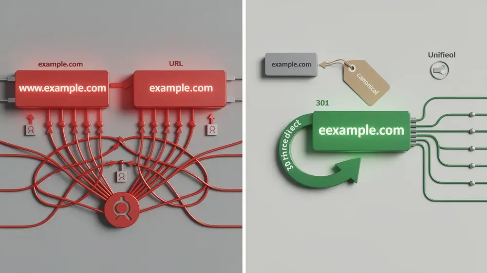 Common mistakes when managing domain versions for SEO