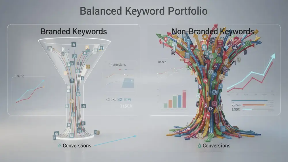 Common mistakes when tracking branded and non-branded keywords in SEO