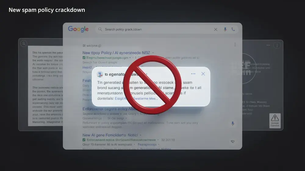 Google AI Spam Policy Update Targets Generative AI Manipulation