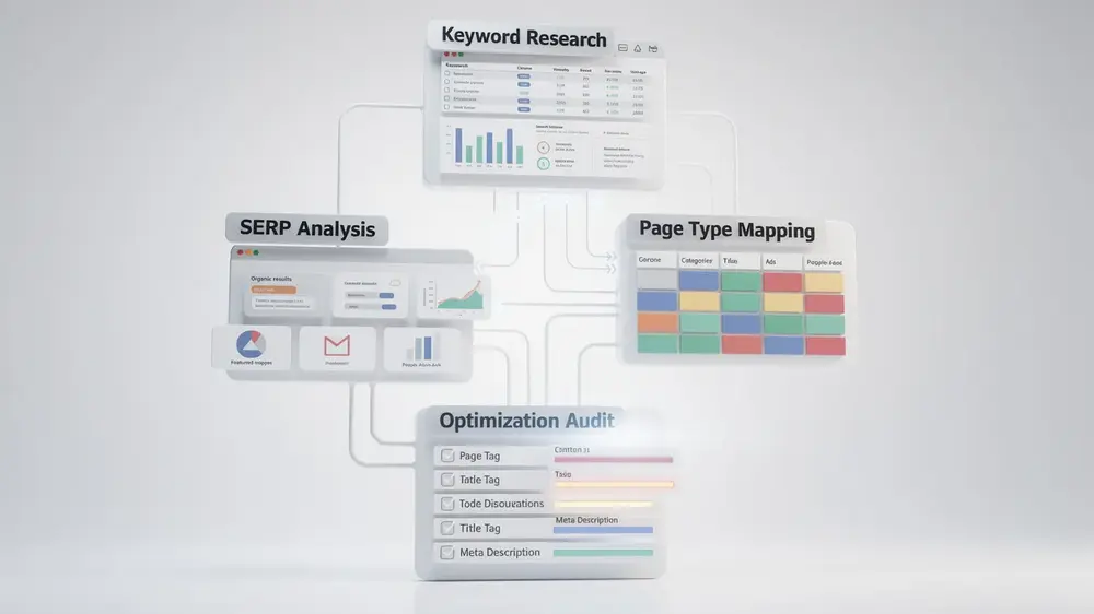 The Four-Stage Process for Mapping Keywords to Search Intent