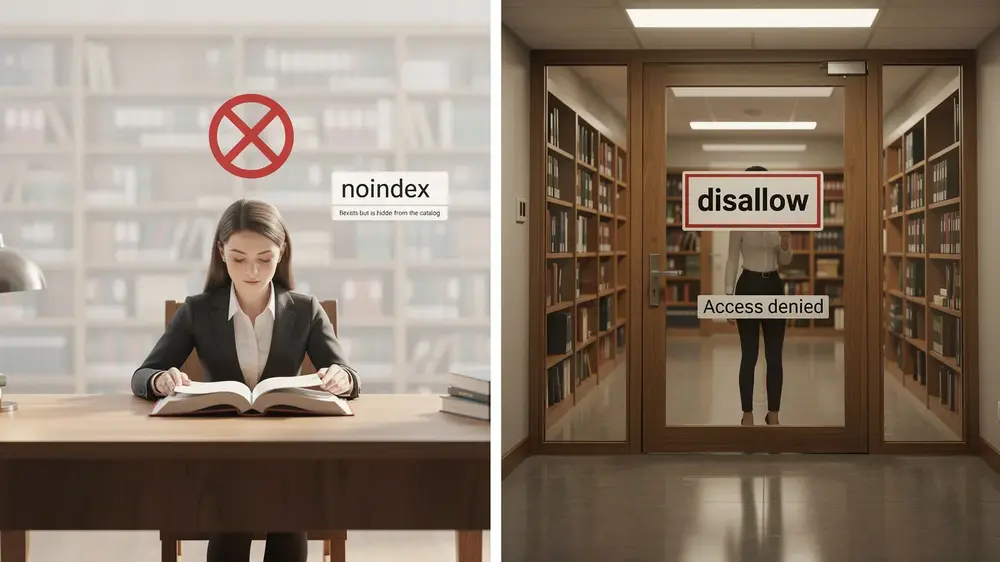 Understanding Noindex and Disallow: Two Essential SEO Directives