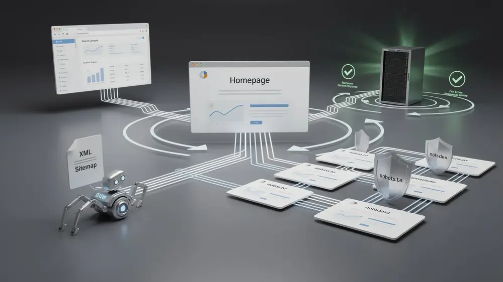 SEO workflow for improving crawling and indexing