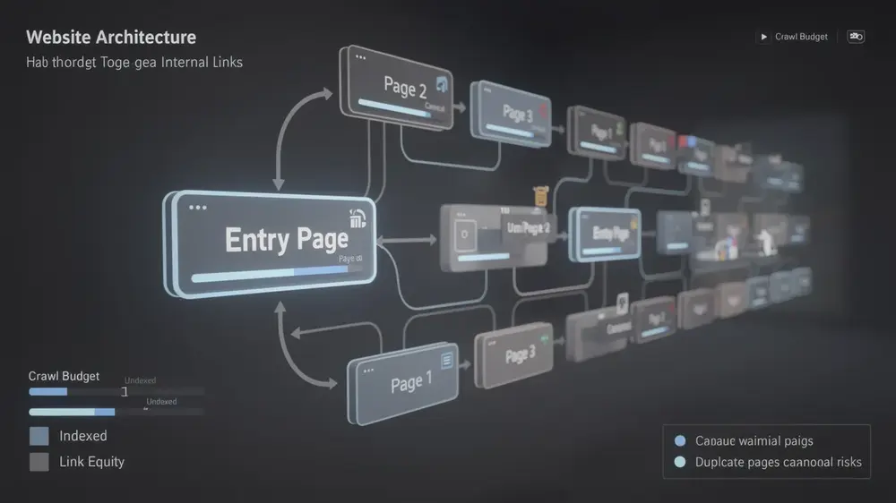 Diagram showing how pagination affects crawling indexing and ranking signals