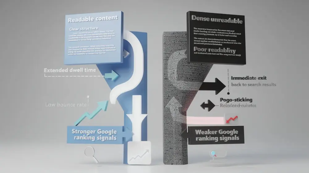How Readability Indirectly Influences SEO Performance Through User Engagement