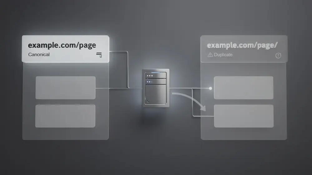 Comparison between trailing slash and non-trailing slash URL formats