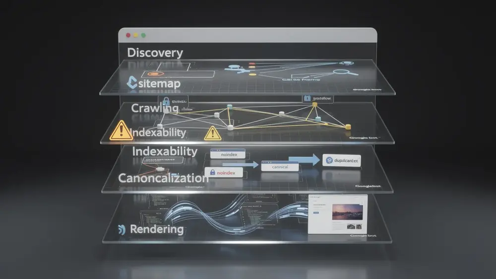 URL Inspection tool checks for crawling indexing canonicalisation and rendering signals