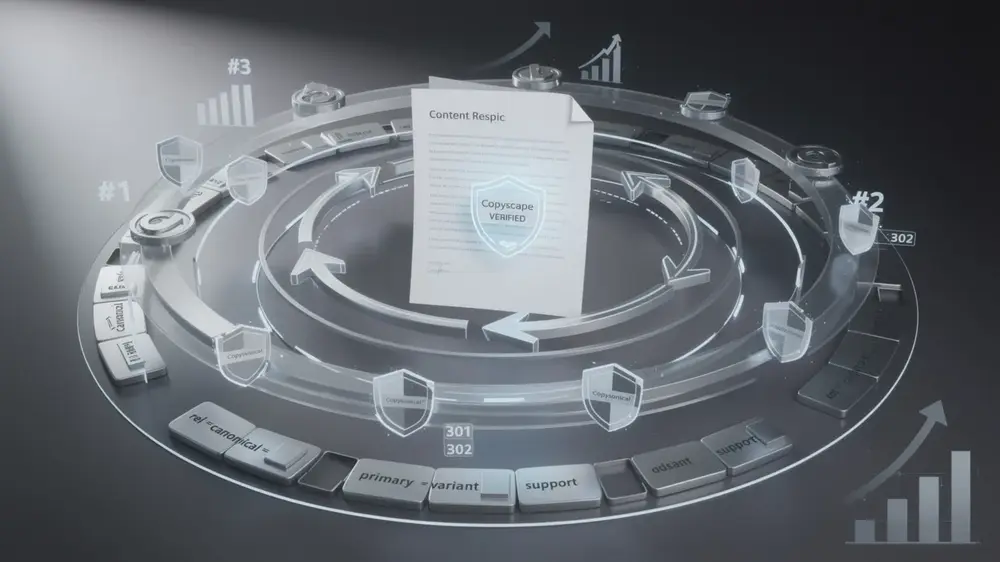 Advanced content originality workflow using Copyscape and technical SEO