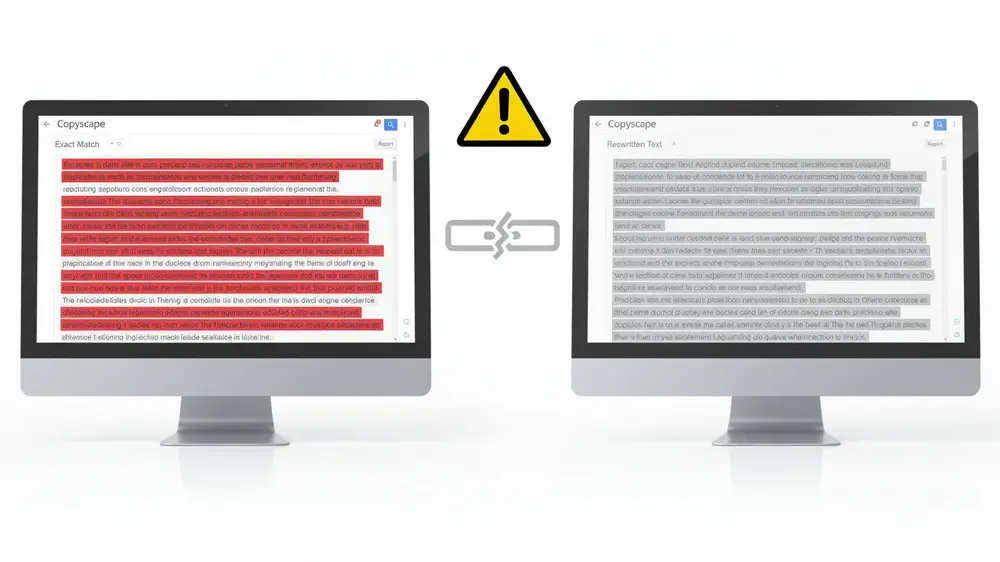 Common Copyscape SEO mistakes and duplicate content review risks