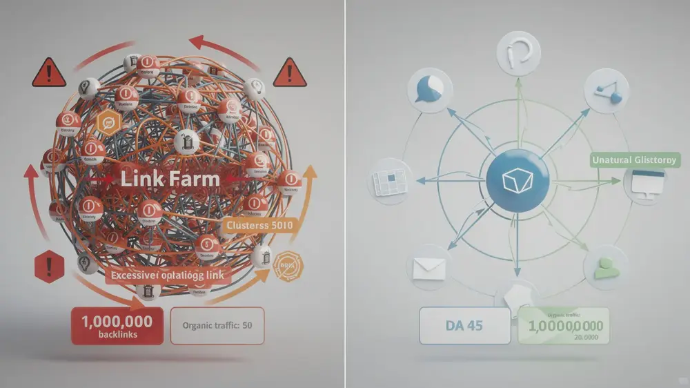 Common mistakes when dealing with link farms