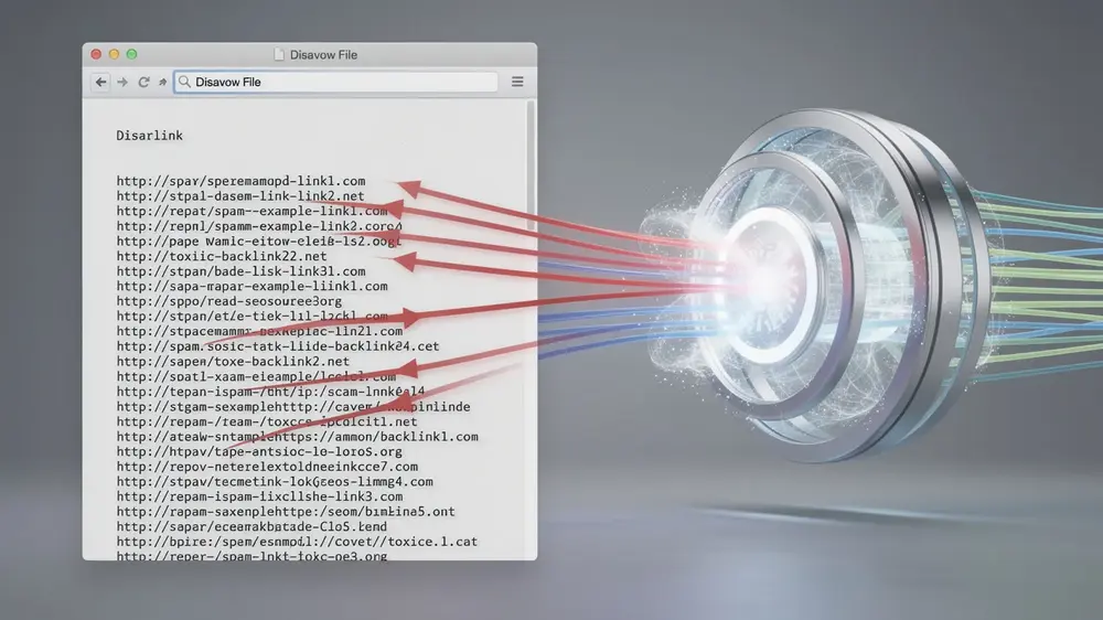 What is a disavow file in SEO and when it should be used