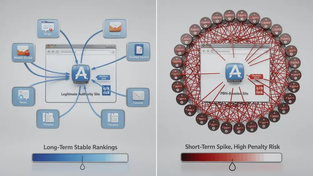 How PBN links affect search rankings and website trust