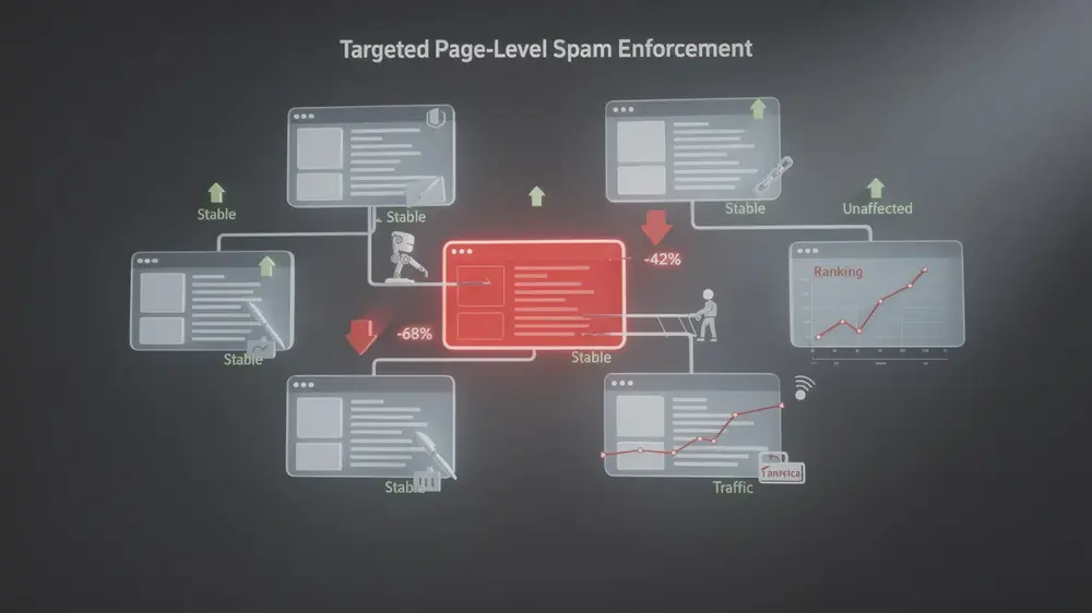 Google Ranking Update: Targeted Spam Enforcement Begins