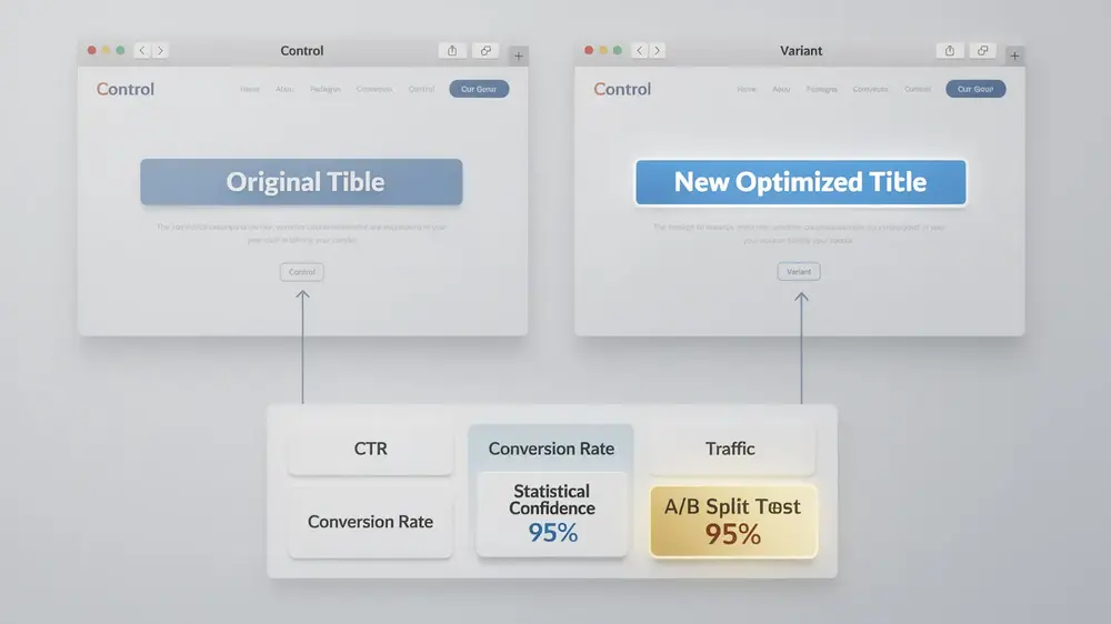 Step-by-step SEO split test planning process