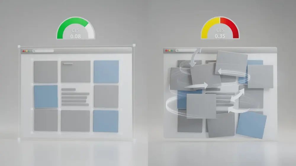 Workflow for maintaining visual stability through templates, field data, and publishing checks