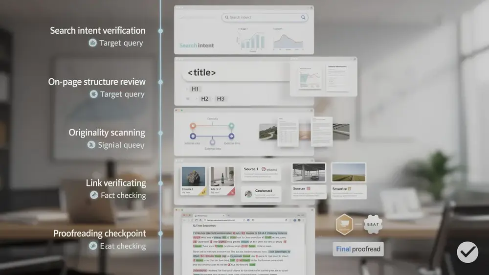 The Complete Pre-Publication SEO Quality Control Workflow