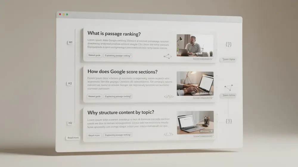 Optimizing Content Structure for Passage Ranking Success