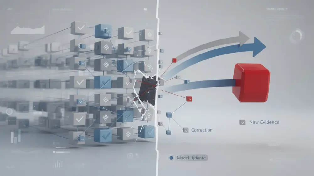 Refining Mental Models with Disconfirming Evidence