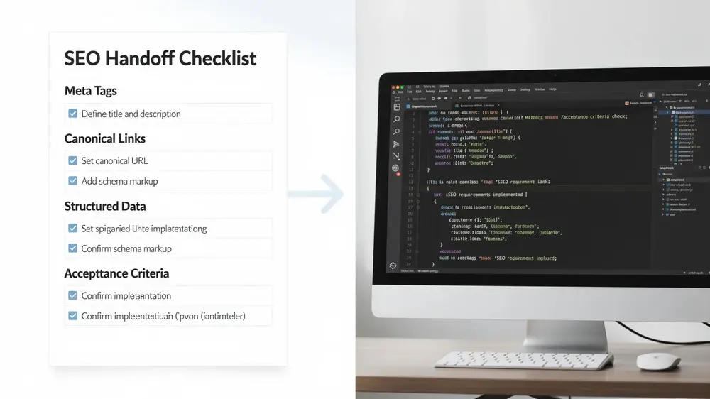 What Is an SEO Handoff Checklist and Why Development Teams Need It