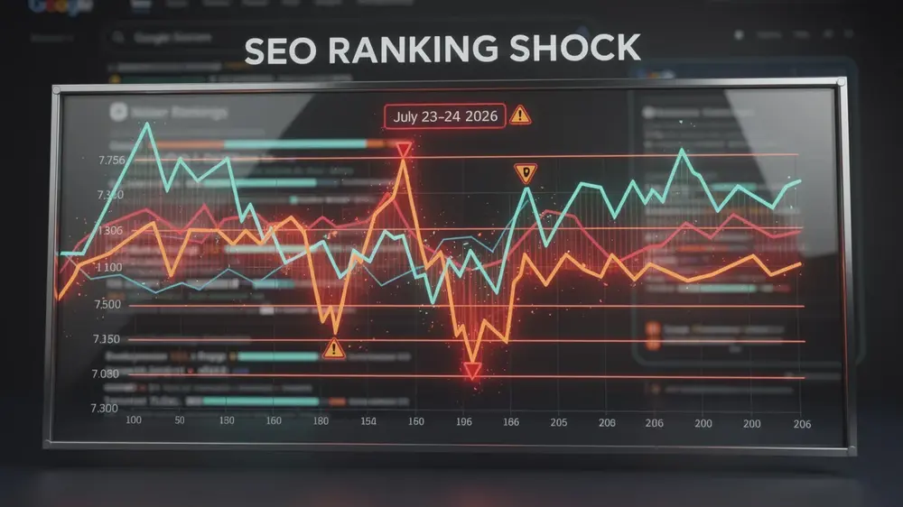 Google Ranking Volatility Spikes: Analysis from July 2026