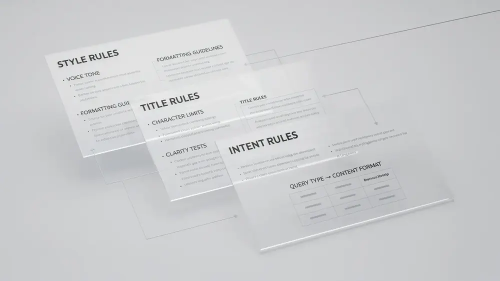 Building Style, Title, and Intent Rules That Scale