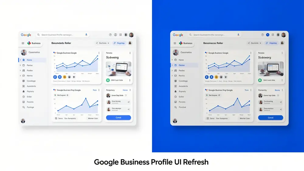 Google Business Profile Experiments with New Blue Dashboard