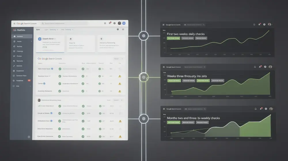 Risk based post launch SEO monitoring and issue response workflow