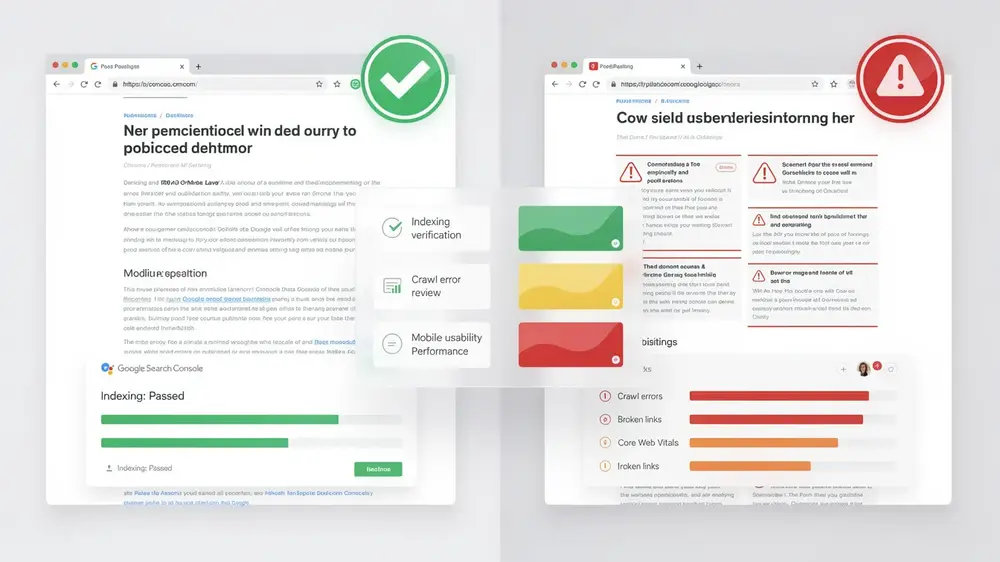 Post-Publication Monitoring: Ensuring Indexing and Performance