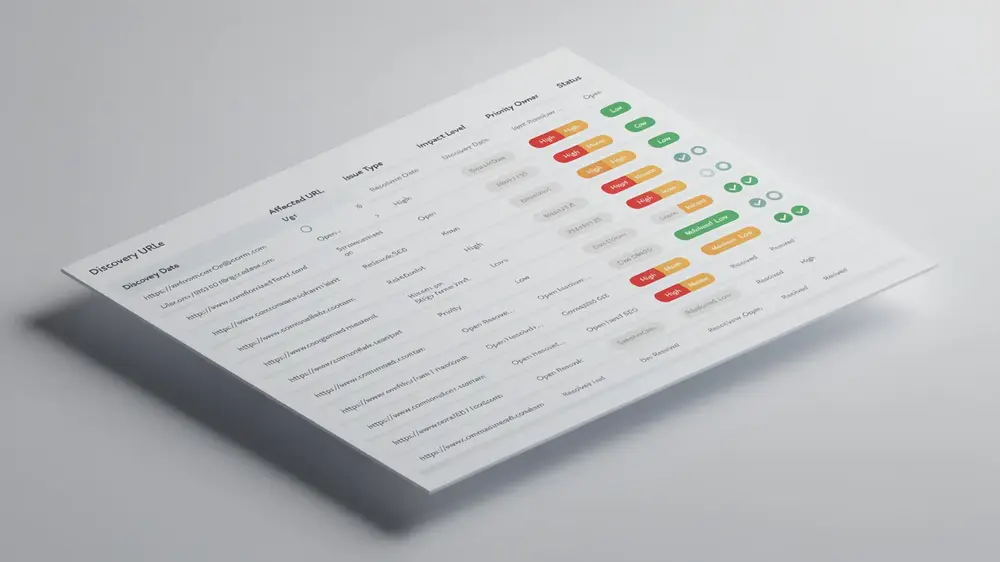 What Is an SEO Issue Log and Why You Need One