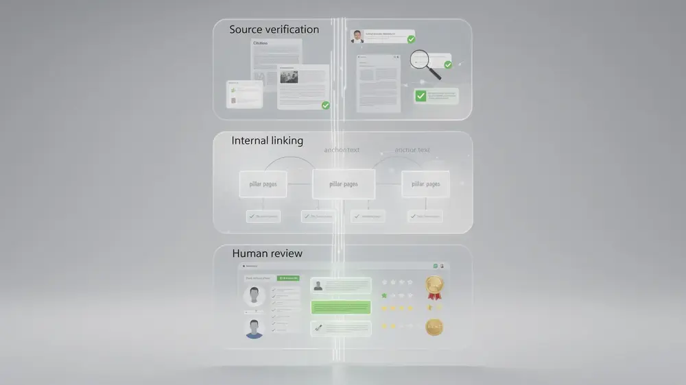Source, Internal Linking, and Quality Review Standards