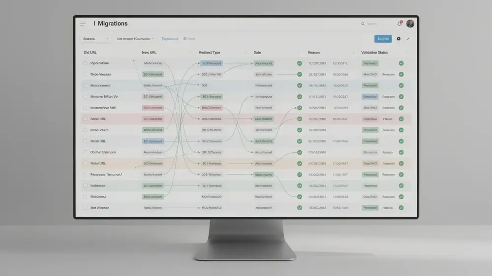 Tracking URL Changes, Redirects, and Migration History