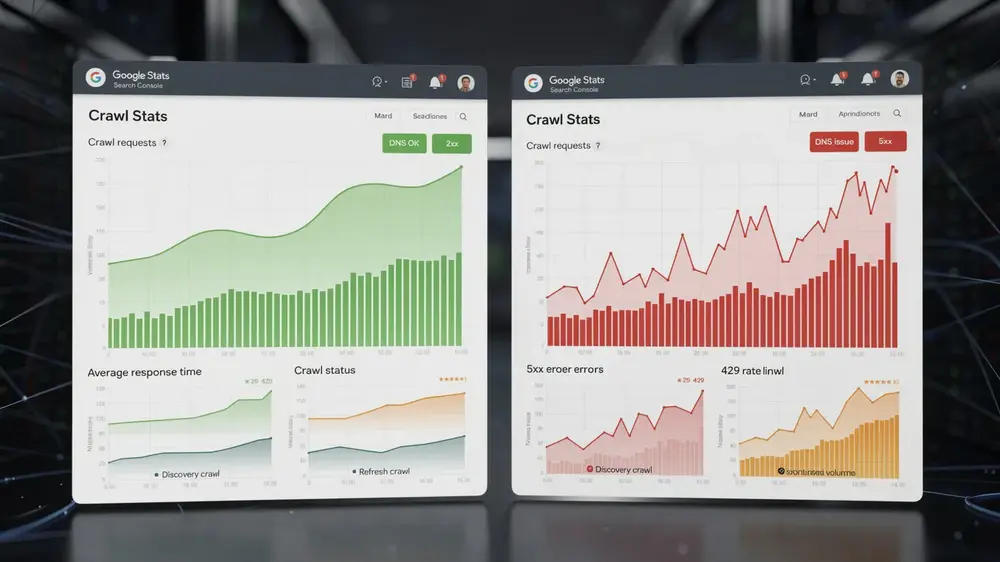 Use Crawl Stats to Check Host and Crawl Conditions