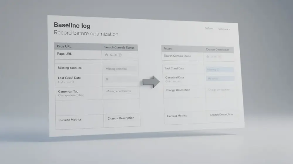 Record the State Before You Change the Page